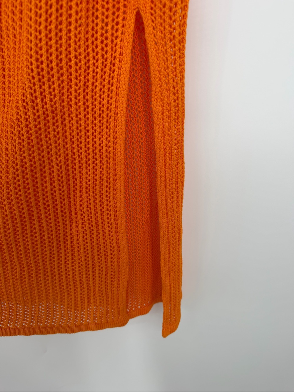 Target Orange Crochet Midi Skirt with Side Tie - Picture 3 of 3